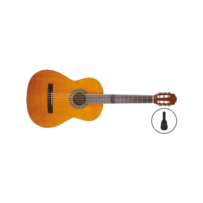 GUITARRA CLASICA OQAN QGC-15 GB CON FUNDA