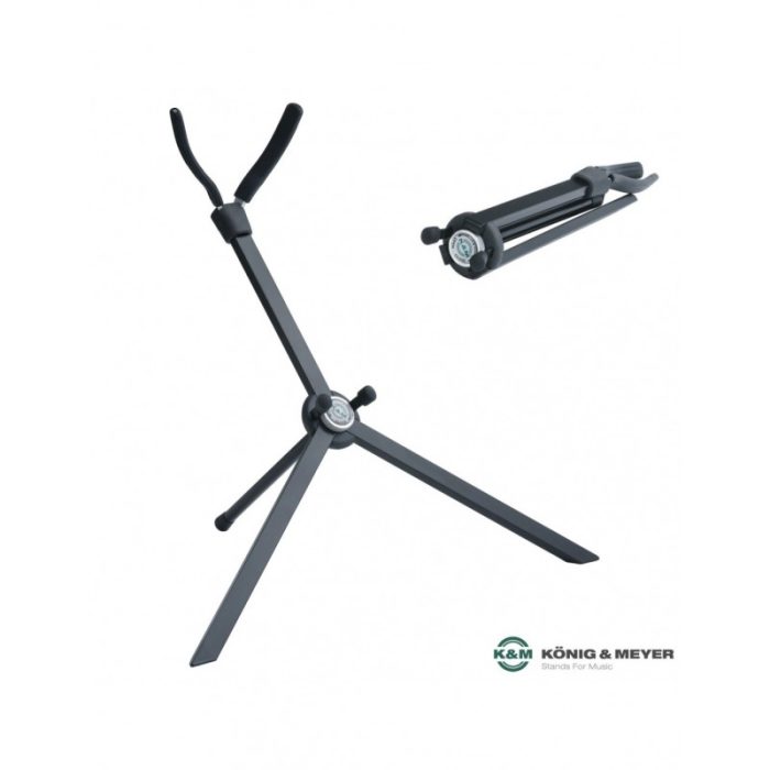 Soporte Saxo KM-14335 Jazz Tenor con funda negro