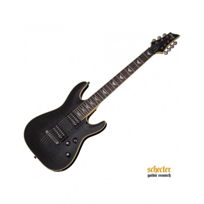 Schecter Omen Extreme-7 See Thru Black STBLK