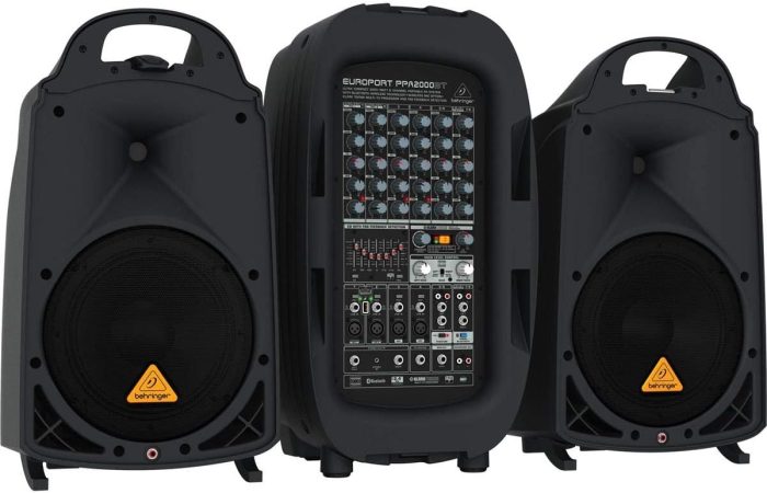 ALQUILER de Equipo de voces BEHRINGER EUROPORT PPA2000BT & 2 Micrófonos Inhalámbricos - Imagen 4