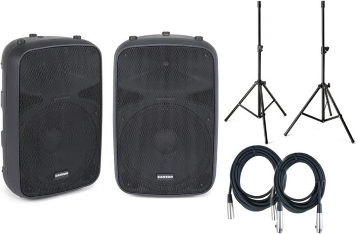 ALQUILER 2 SAMSON AURO X12D Altavoces Amplificados 12"